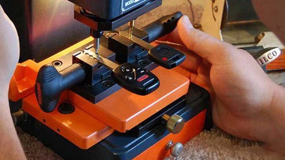 Tools and equipment related to the job of key making